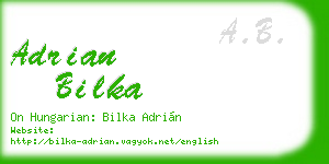 adrian bilka business card